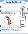 Installation steps for 3 In 1 Compressor Hard Start Kit For Refrigerators And Freezers One Quarter To One Third HP 115V
