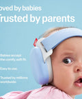 Extra Cozy Baby Ear Muffs For Smooth Airport Trips And Loud Concerts, toddler wearing soft cushions with snug design.