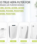 Four Pack Replacement Filter For 9000 Series Air Purifier With High Efficiency HEPA Filtration Easy Install And Long Lasting Performance