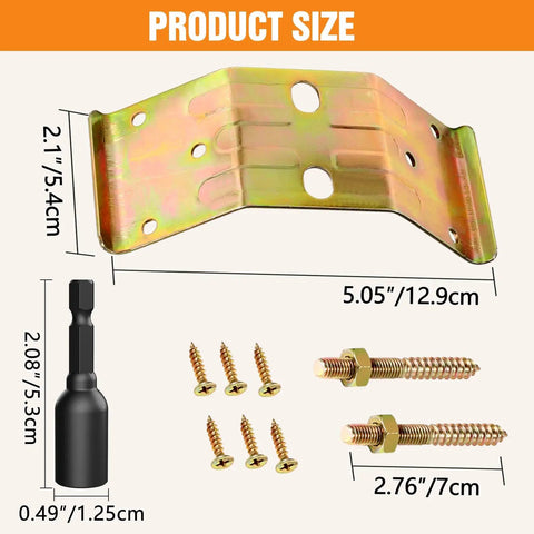 Heavy Duty Table Leg Brackets With Hanger Bolt Driver Kit Sturdy Iron Corner Brace Supports For Wood Furniture Assembly Tough Hardware Deal To Build Rock Solid Shelves Pretty Quick For Any Weekend Warrior Makeover