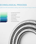 Heavy Duty 48 Inch Stainless Steel Shower Hose For Bidet Sprayer Built To Last With High Pressure No Leak Explosion Proof Design