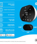 Smart Thermostat For Home Heating And Cooling, ENERGY STAR Certified, Wi Fi Programmable Thermostat With Auto Schedule