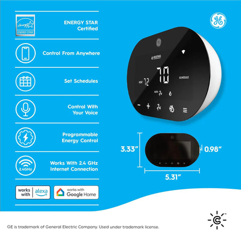 Smart Thermostat For Home Heating And Cooling, ENERGY STAR Certified, Wi Fi Programmable Thermostat With Auto Schedule