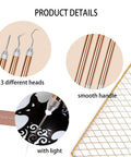 Lighted Vinyl Weeding Tools Set 3 Piece Pin And Hook Led Pen For Easy Iron On Removal Tiny Vinyl Paper Silhouette Work Rose Gold Finish Great For Cricut And Silhouette Cutting Machines