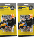 Quick Fix Windshield Repair Fluid Kit For Cracks And Chips Stop Spreading, No Fuss Glass Repair For Auto Windows, resin and plastic packaging