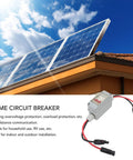 32A 500V PV DC Disconnect Switch MCB 2P Solar Breaker With IP65 Waterproof Distribution Box for outdoor solar system