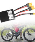 Dual Battery Connector For 20V-72V E-Bikes, Parallel Battery Module With XT60 Port, 30A Double Battery Pack Switch Balancer