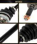 Beefy Front Left Right CV Axle Shaft Assembly for 2010-2012 Ford Fusion 2.5L and 2010-2011 Milan 2.5L Auto Transmission 66-2272
