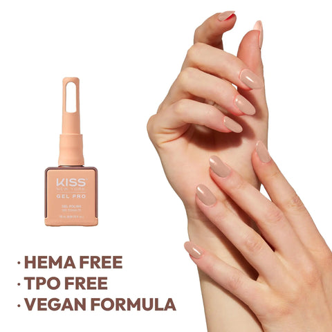 Wheres My Coffee Gel Nail Polish Soak Off UV LED Gel For Nails 10mL bottle and manicured hands showcasing neutral shade