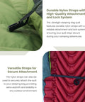 Ultralight Sleeping Bag Top Quilt With 850 Down Fill Weighing 1.9 Lbs Rated To 30F Ideal For Backpacking And Camp Adventures Grab And Go Packable Comfort For Light Hiking Nights with durable nylon strap and lock system