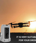 Sunset silhouette of a drone with Three Channel Fast Battery Charger And Two Way Charging Hub for Mini 3 Series