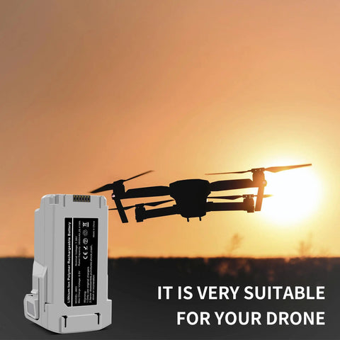 Sunset silhouette of a drone with Three Channel Fast Battery Charger And Two Way Charging Hub for Mini 3 Series