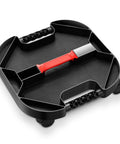 Portable Tool Creeper Caddy Tray With Four Swivel Wheels For Automotive Repair And Home Garage Use, top view