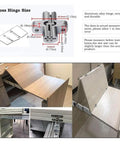 Heavy Duty 50 Inch Drawer Slides With Full Extension Soft Close Dampers And Silent Wheels Thickened Steel Ball Bearing Cabinet Tracks That Move Smooth As Butter, showcasing aluminum hinges and cabinet installation.