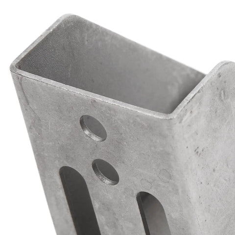 Close-up of Heavy Duty Metal Transducer Mounting Bracket Kit 740162-1 OEM Replacement for Si G2N Transoms showing metal detail