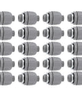 Bad Ass Liquid Tight Conduit Connector One Half Npt Cable Gland Sealing Ring, 15-pack, durable Nylon 6, oil and saltwater resistant.