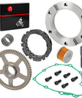 Beefed Up All In One Starter Clutch Kit With One Way Bearing Gear Idler Outer Clutch Gasket 72T Driven Gear Flywheel Puller Tool