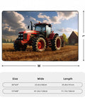 Cozy 36X24 Inch Non Slip Doormat With Low Profile Design, Machine Washable Area Rug Featuring Fantasy Farm Tractor Print