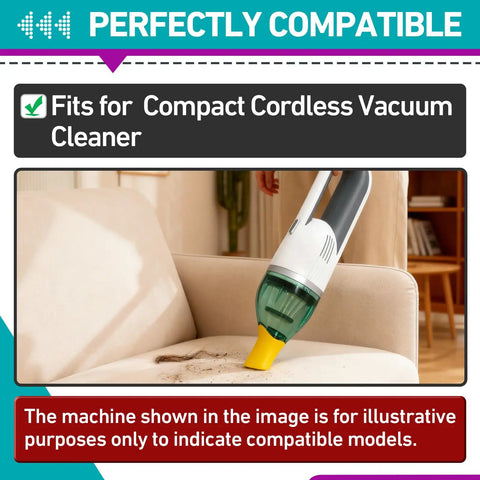 18 Pack HEPA Vacuum Filters For Compact Cordless Vacuums As Seen On TV Washable Reusable Replacement Filters