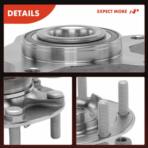 Front Wheel Bearing Hub Assembly For Ford Ranger 2019 To 2023 6 Lug 4WD Or RWD Heavy Duty High Load Close-up