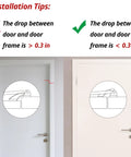 Installation guide for Heavy Duty Swing Bar Door Lock For Front And Interior Doors Home Security Anti Theft Door Guard Latch