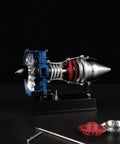 Ultra Realistic Mini Metal Turbofan Engine Model Kit That Actually Runs, 1:20 Scale, 170 Plus Parts, jet engine components