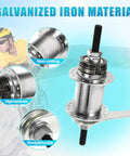 Coaster Brake Rear Hub For Bicycle 36 Hole Bike Hub With Easy Installation Backwards Brake Multi Function Rear Hub, galvanized iron