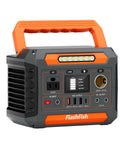 Portable Power Station 230Wh With 300W Continuous Power And 600W Peak, 110V AC Outlets, USB C And USB A, DC, LED Lighting.