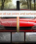 2 Pack Car Scratch Removal Pen And Auto Paint Repair Brush Kit For All Colors Clear Finish Touch Up Paint in front of scratched car