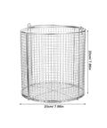 Pro Grade Stainless Steel Parts Cleaning Basket With Integrated Filtration And Liquid Recirculation For Ultrasonic Cleaning Of Precision Lab Parts And Industrial Equipment In Harsh Environments, 20cm x 20cm