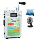 Portable Hand Crank Generator For Off Grid Power Emergency Charging 150W 500W Selectable Backup Charger