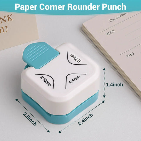 Corner Rounder Punch For Cardstock Edges, This Nifty Paper Trimmer Handles Laminate Like A Dream With Zero Fuss, And Your Projects Get A Sick Polish In Seconds As A Top Compact Craft Tool For Scrap Book Junkies And DIY Pros Getting Sharp Rounds Fast
