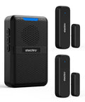 Wireless Door Chime Kit With 600 Ft Range 5 Adjustable Volume Levels 2 Magnetic Door Sensors 1 Plug In Doorbell Receiver 62 Ringtones