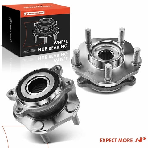 2 Pack Front Wheel Bearing And Hub Assembly Fits Nissan Rogue 2014-2023 Rogue Sport 2017-2022 Qashqai 2017-2018 5 Lug