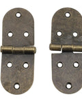 Retro Heavy Duty Folding Hinges For Sewing Tables And Furniture Doors Bronze 180 Degree Flush Hinges Sturdy Flip Top Hinge