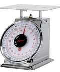 44 Lbs Stainless Steel Mechanical Kitchen Scale Built Like A Tank For Precise Portion Control Heavy Duty Produce Scale With Durable Stainless Platform Rust Resistant Body And Clear Dial