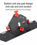 Premium 45 Degree Tile Chamfering Jig For 115 And 125 Angle Grinders Plus Built Different Desktop Stone Beveler with anti-slip pads.