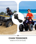 Super Easy Install Roller Tensioner Pulley Kit For 50-250cc Atv Pit Bike Minibike Motorized Chain Adjuster Accessory Upgrade Your Ride Today, black ATV chain tensioner for 50-250cc