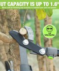 Extendable Anvil Lopper For Gardening With 25 To 37 Inch Reach, Cuts Branches Up To 1.6 Inches, pruning tree branch