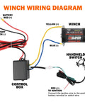 Beefed Up 3000 Lb Electric Winch For Off Road ATVs UTVs Boats And Trailers Waterproof 12V DC Motor with wiring diagram