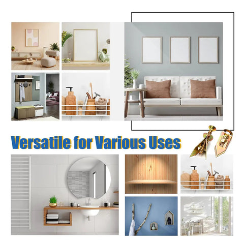 Versatile home uses of Self Drilling Drywall Anchors Kit With Screws 100 Pcs Four Size Set Heavy Duty Metal for different rooms