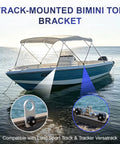 Straight Badass Aircraft Grade Aluminum Bimini Top Mount For Your Boat Track System Fits Lund Sport And Tracker Versatrack on boat