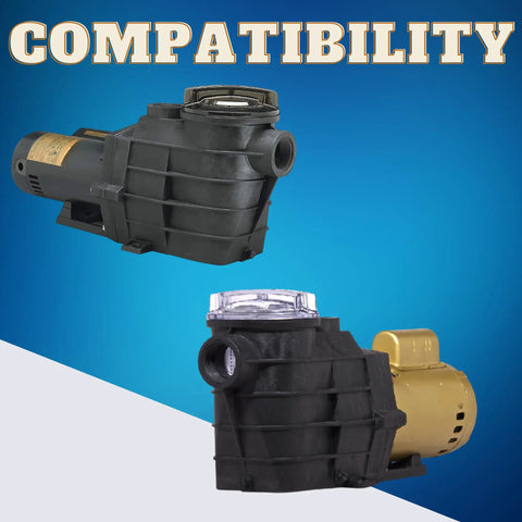 Pool Pump Lid And O Ring Replacement For SPX3100D Pro Super II Pumps And SP3000X Series shown on compatible pumps