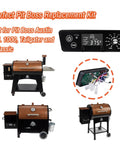 Digital With LCD Display Thermostat Kit For Pellet Grill Smoker Austin XL Replacement Parts layout and components