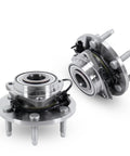 Beefed-Up Front Wheel Hub Bearing Assembly Pair For 4WD Only With ABS Fits 2007-2014 Cadillac Escalade 6 Lug Bearings