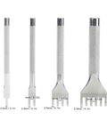 Heavy Duty Chisel Set Built To Last With Heat Treated High Temp Prongs And Precise Flat Spacing For Industrial Work 1 2 4 6 Tooth Set