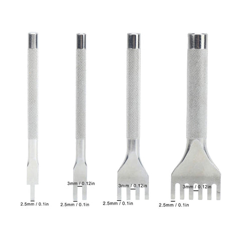 Heavy Duty Chisel Set Built To Last With Heat Treated High Temp Prongs And Precise Flat Spacing For Industrial Work 1 2 4 6 Tooth Set