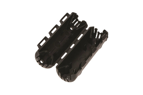 NSI C5 dual-rated compression insulating cover for WR series tap connectors, black plastic, 2-piece set