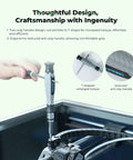 Creality 3D printer tool kit front-view handle with textured anti-slip grip and T-shaped torque.