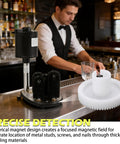 Replacement Gear Set For A Series Upright Glass Washer 6 Pack White Plastic Gears shown at a bar with washing station
